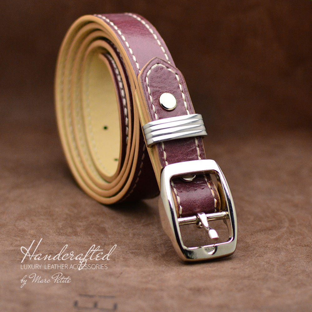 Handmade, Full Grain Leather Belts & Accessories