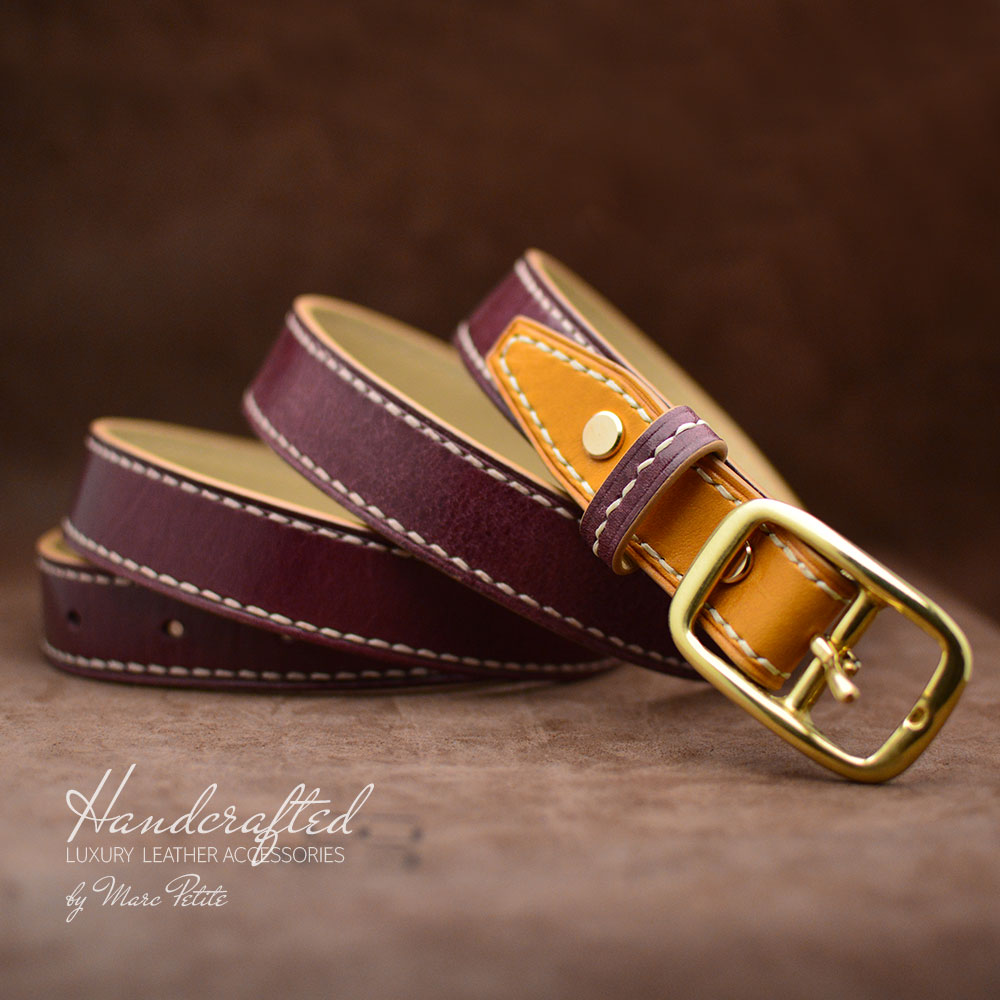 Handmade, Full Grain Leather Belts & Accessories